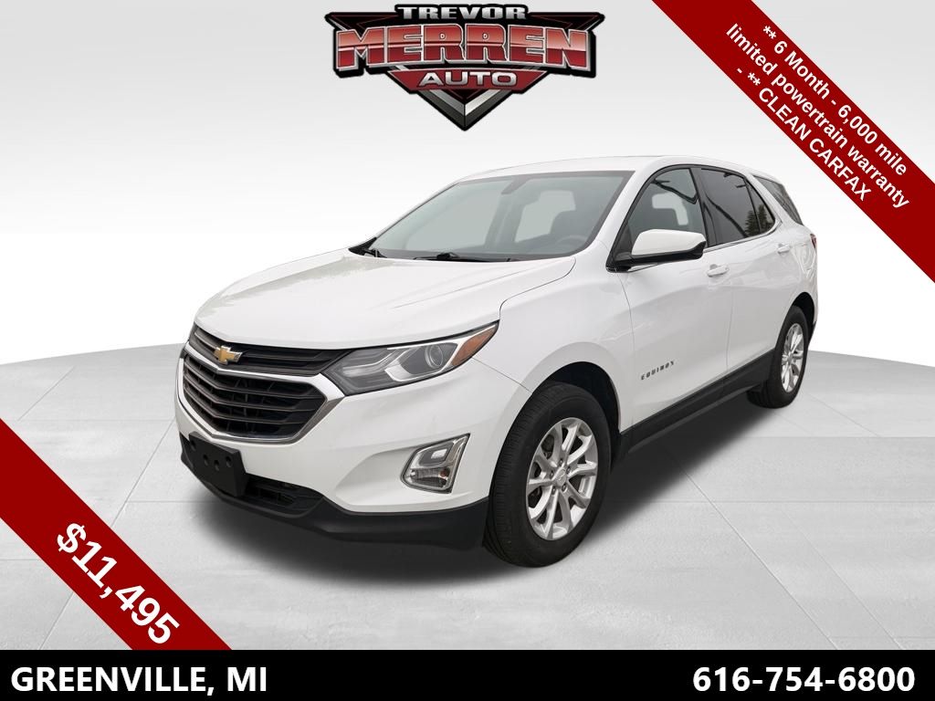Summit White 2019 Chevrolet Equinox SUV / Crossover Four-Wheel Drive 6-Speed Automatic Overdrive