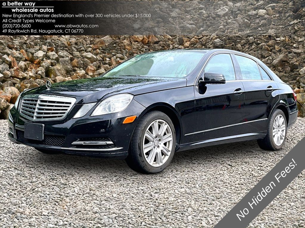 Black 2013 Mercedes-Benz E-Class Sedan  7-Speed Automatic