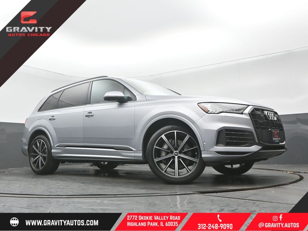 Florett Silver Metallic 2021 Audi Q7 quattro Premium Plus 55 TFSI SUV / Crossover All-Wheel Drive 8-Speed Automatic