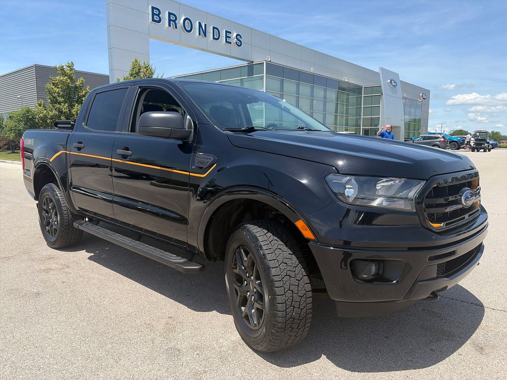 Shadow Black 2022 Ford Ranger Pickup Truck Four-Wheel Drive Automatic