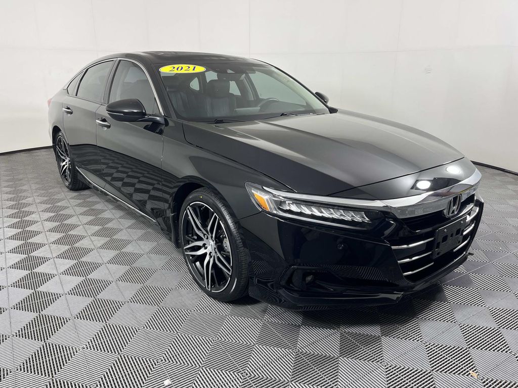 Gray 2021 Honda Accord Sedan Front-Wheel Drive Automatic