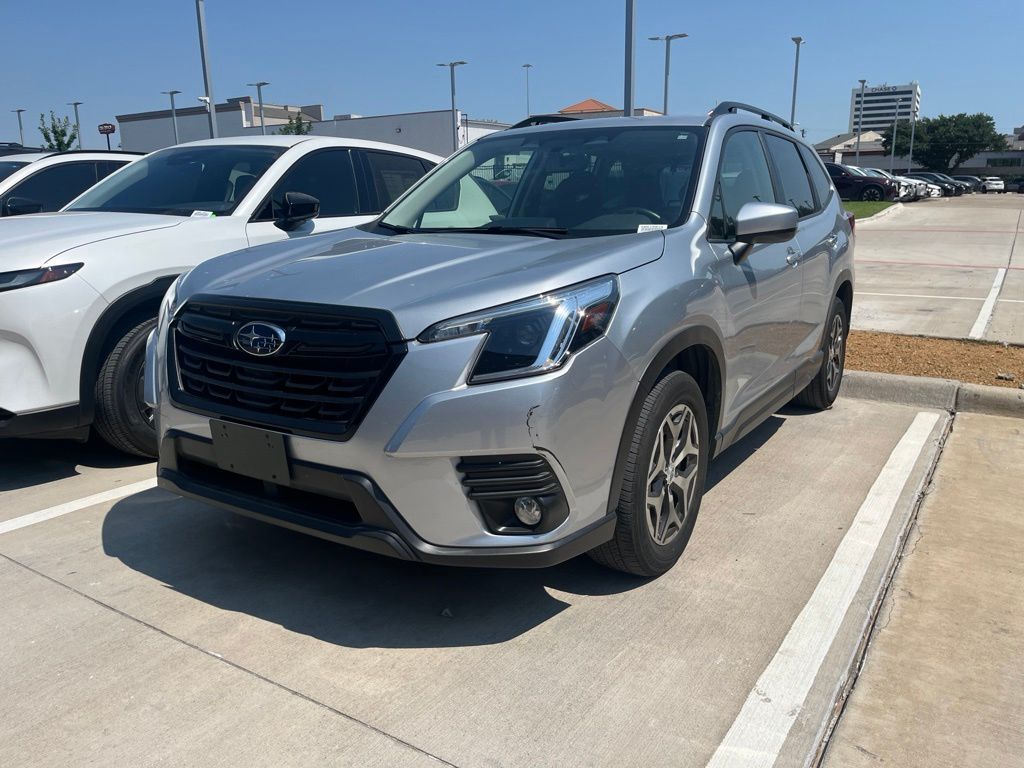 Ice Silver Metallic 2023 Subaru Forester SUV / Crossover All-Wheel Drive Continuously Variable Transmission