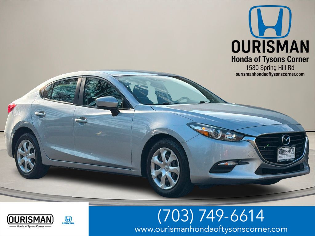 Sonic Silver Metallic 2017 Mazda MAZDA3 Sport Sedan Front-Wheel Drive 6-Speed Automatic