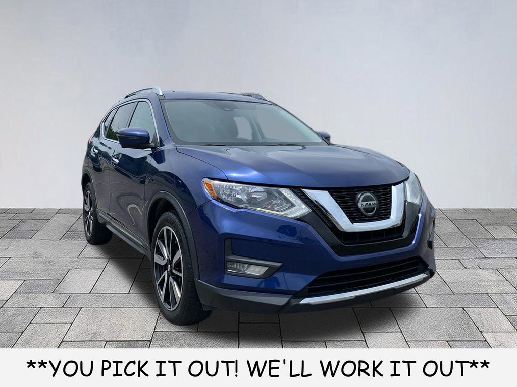 Caspian Blue Metallic 2020 Nissan Rogue SL AWD SUV / Crossover All-Wheel Drive Continuously Variable Transmission