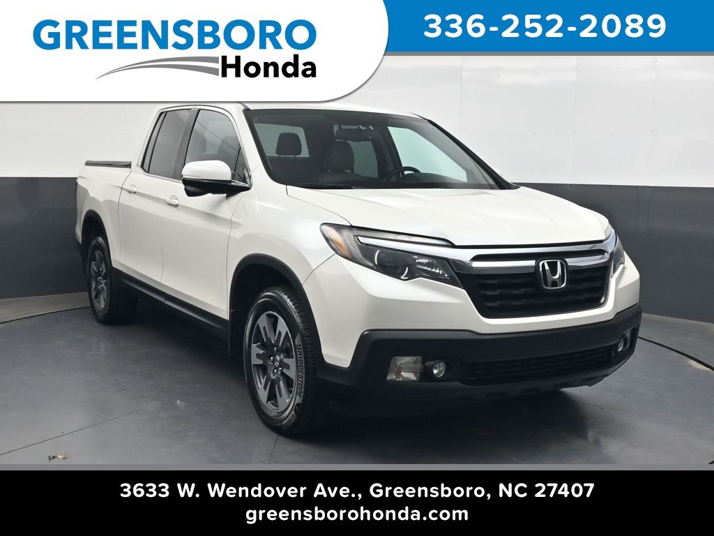 White Diamond Pearl 2017 Honda Ridgeline RTL-T AWD Pickup Truck All-Wheel Drive 6-Speed Automatic