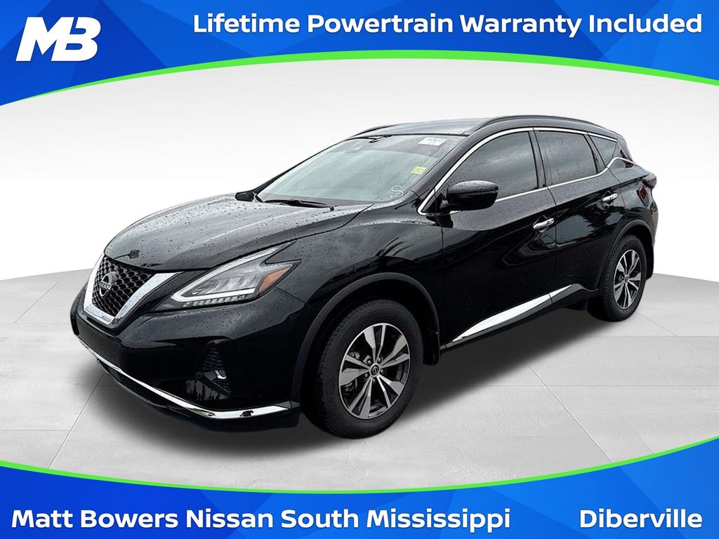 Super Black 2024 Nissan Murano SUV / Crossover Front-Wheel Drive Continuously Variable Transmission