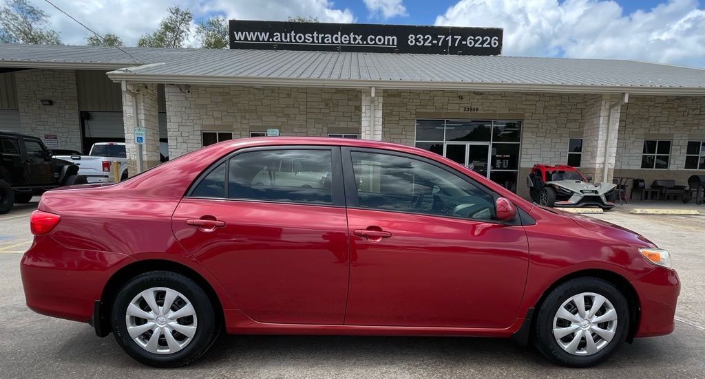 2011 Toyota Corolla LE Red at Emmons Autoplex