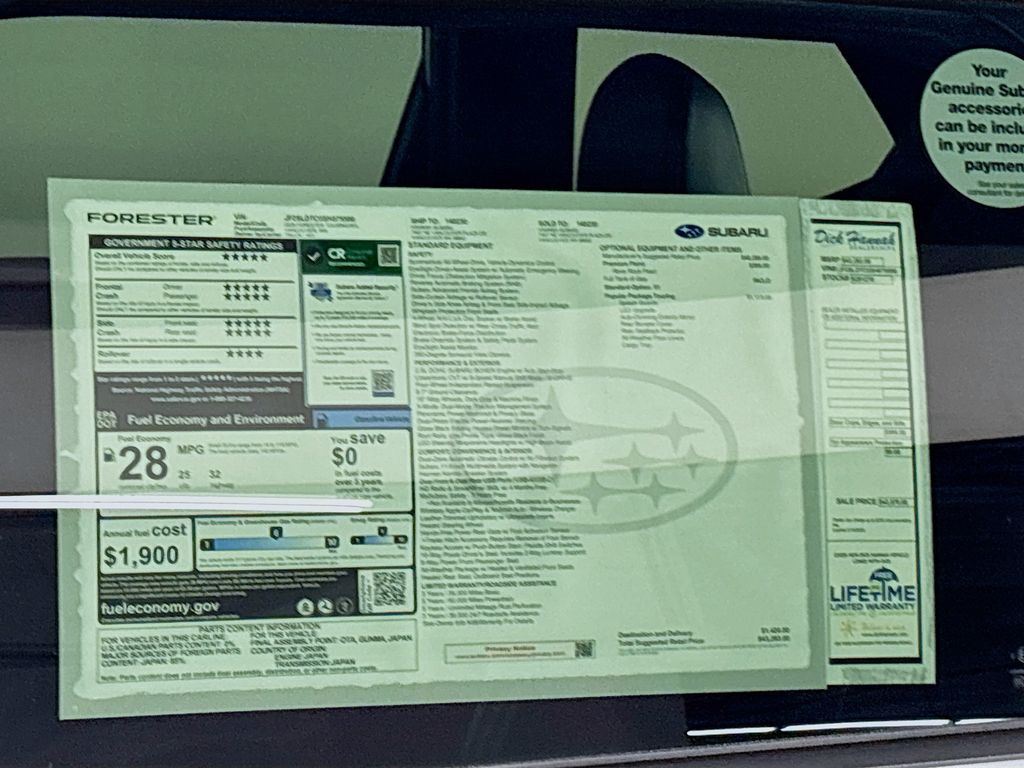 2025 Subaru Forester Touring