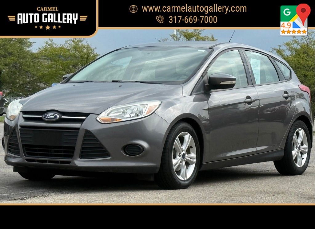 Sterling Gray Metallic 2014 Ford Focus Hatchback Front-Wheel Drive 6-Speed Automatic