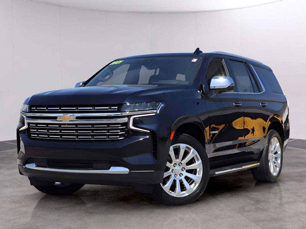 Midnight Blue Metallic 2021 Chevrolet Tahoe Premier 4WD SUV / Crossover Four-Wheel Drive