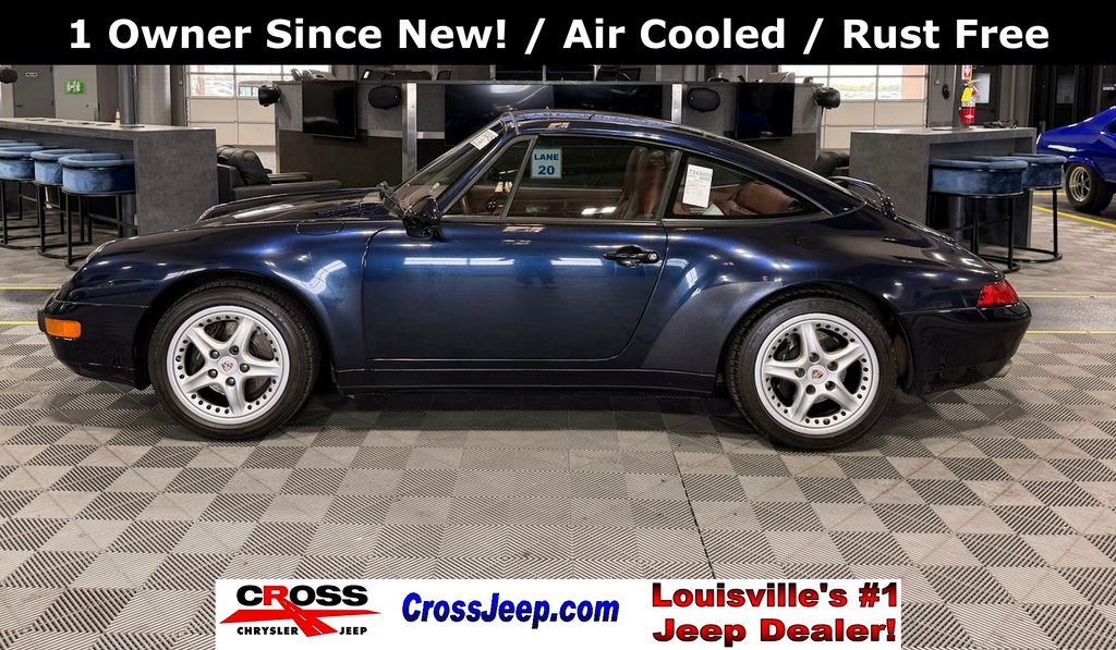 Blue 1996 Porsche 911 Carrera Coupe RWD Coupe Rear-Wheel Drive Automatic