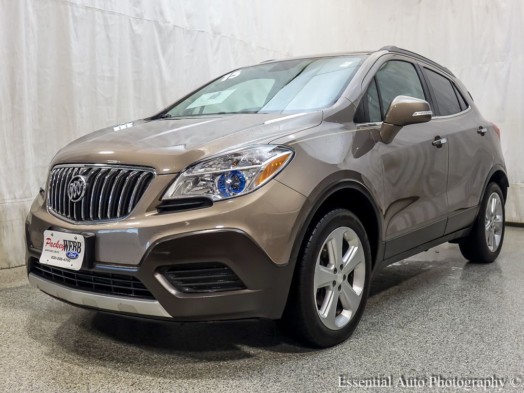 Cocoa Silver Metallic 2015 Buick Encore AWD SUV / Crossover All-Wheel Drive 6-Speed Automatic Overdrive