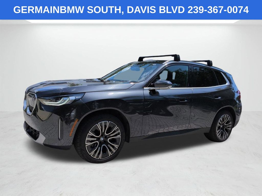 Gray (Dark Graphite Metallic) 2025 BMW X3 SUV / Crossover All-Wheel Drive 8-Speed Automatic