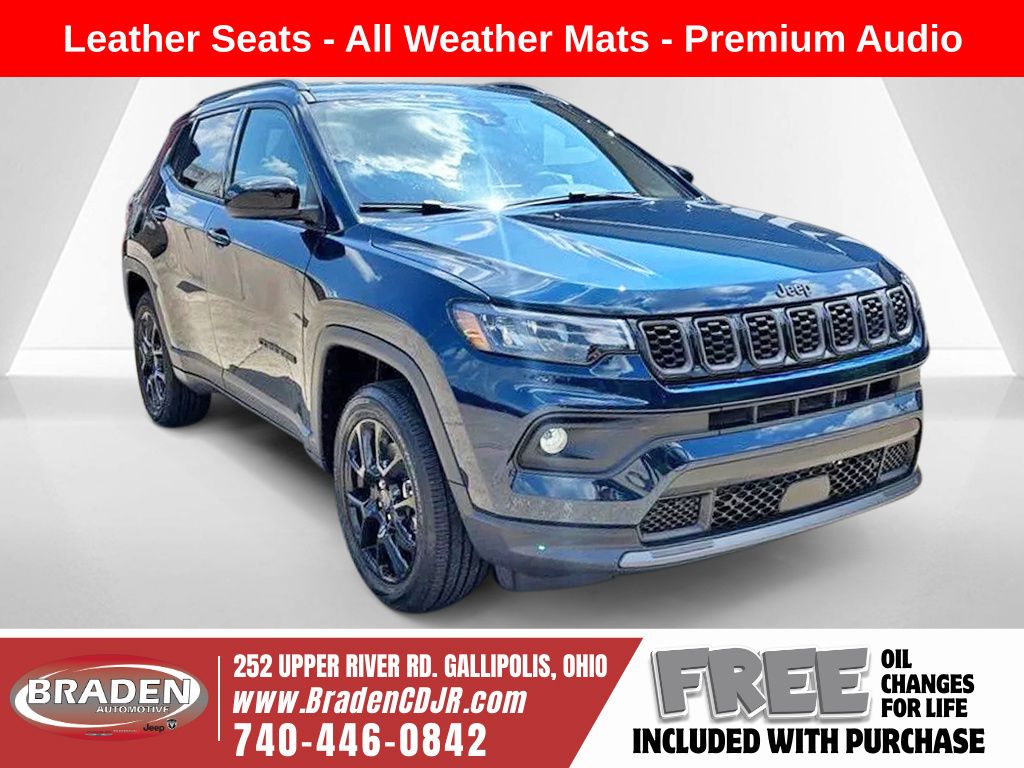 Fathom Blue Pearl Coat 2026 Jeep Compass SUV / Crossover Four-Wheel Drive 8-Speed Automatic