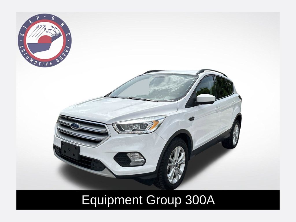 Oxford White 2018 Ford Escape SUV / Crossover All-Wheel Drive 6-Speed Automatic