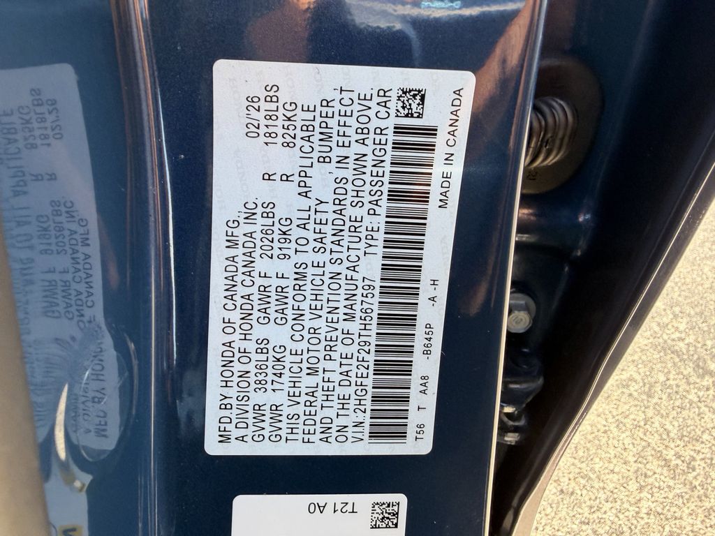 new 2026 Honda Civic car, priced at $25,464