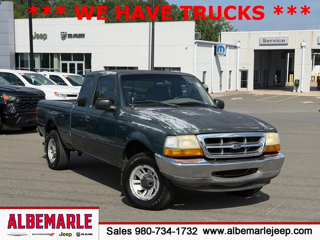Harvest Gold Clearcoat Metallic 1999 Ford Ranger XLT Extended Cab SB Pickup Truck Rear-Wheel Drive 4-Speed Automatic Overdrive