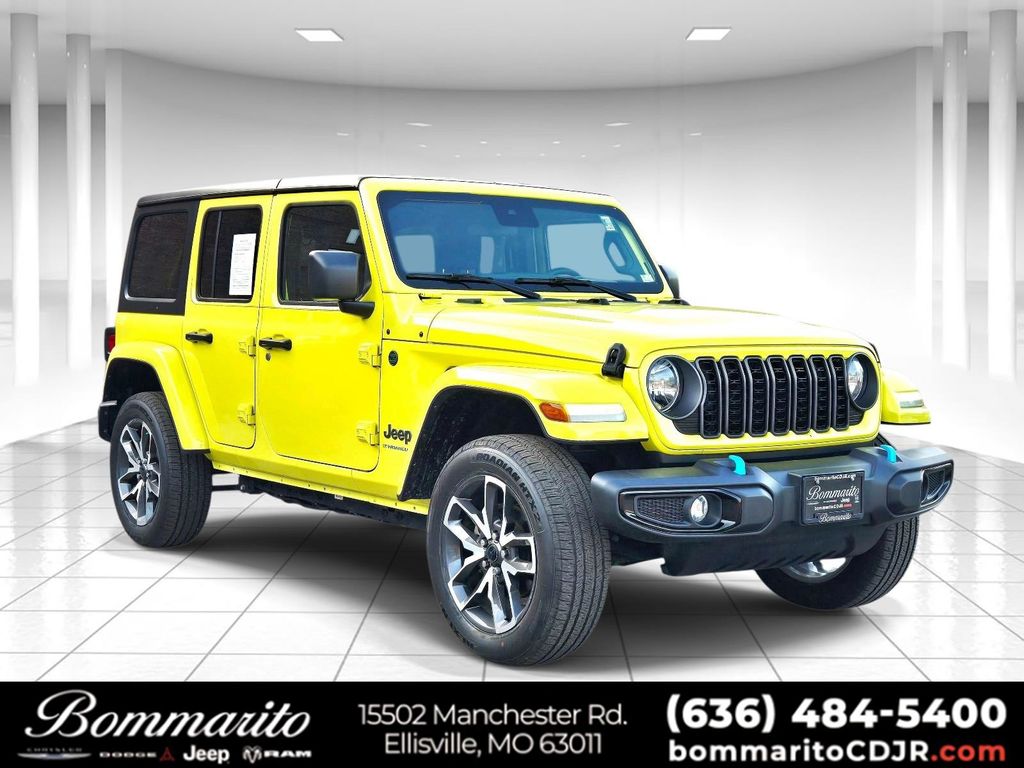 High Velocity Clearcoat 2024 Jeep Wrangler 4xe SUV / Crossover Four-Wheel Drive 8-Speed Automatic