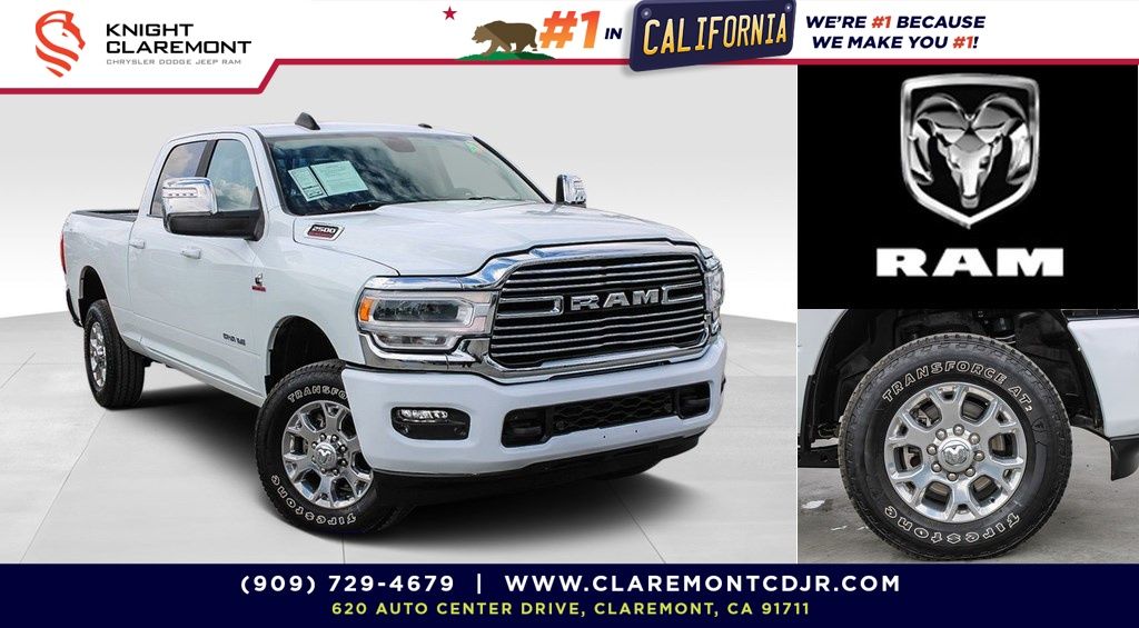2024 RAM 2500 Laramie Crew Cab 4WD Blanco (Bright White Clearcoat) Camioneta Todo terreno 6 velocidades Automática
