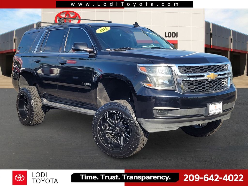 Black 2015 Chevrolet Tahoe SUV / Crossover Four-Wheel Drive 6-Speed Automatic Overdrive