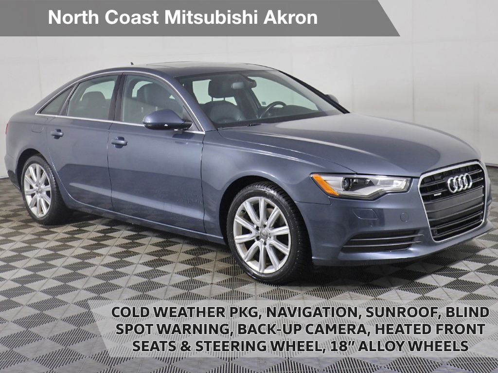 Aviator Blue Metallic 2013 Audi A6 2.0T quattro Premium Plus Sedan AWD Sedan All-Wheel Drive 8-Speed Automatic
