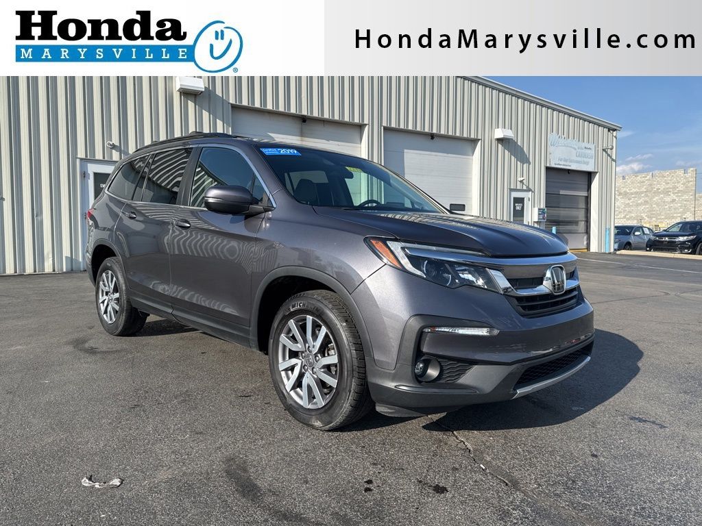 Gray (Modern Steel Metallic) 2019 Honda Pilot EX FWD SUV / Crossover Front-Wheel Drive 6-Speed Automatic