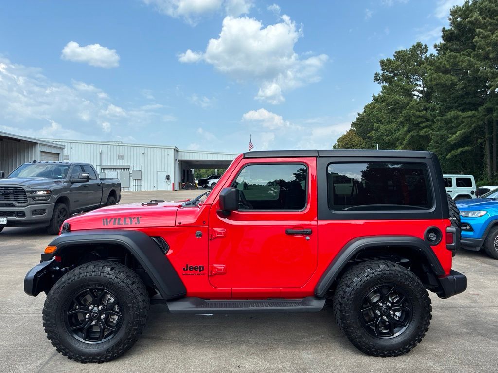 2024 Jeep Wrangler Sport Red at Bayshore Chrysler Jeep Dodge Ram
