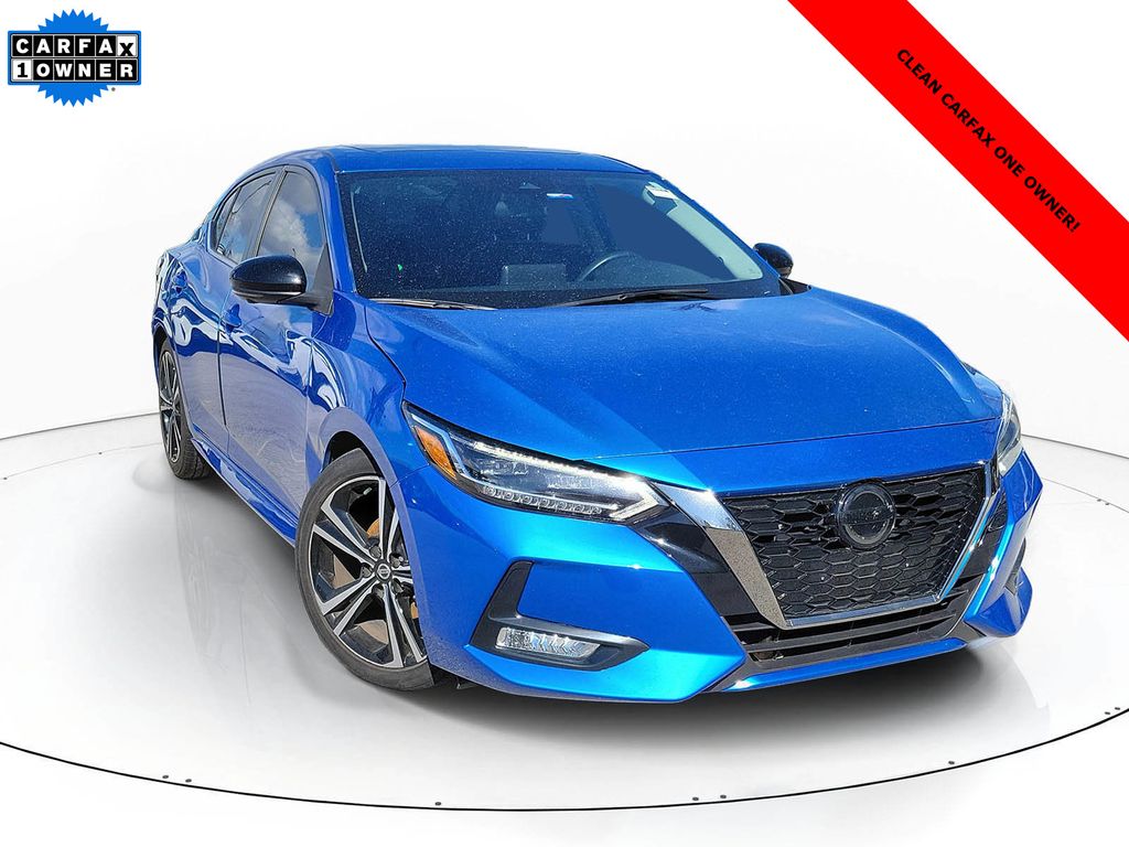 Electric Blue Metallic 2023 Nissan Sentra SR FWD Sedan Front-Wheel Drive Continuously Variable Transmission