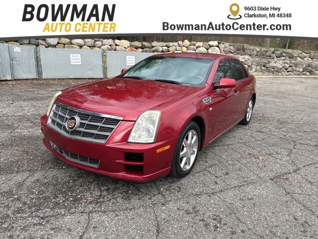 Crystal Red Tintcoat 2008 Cadillac STS V6 AWD Sedan All-Wheel Drive 6-Speed Automatic