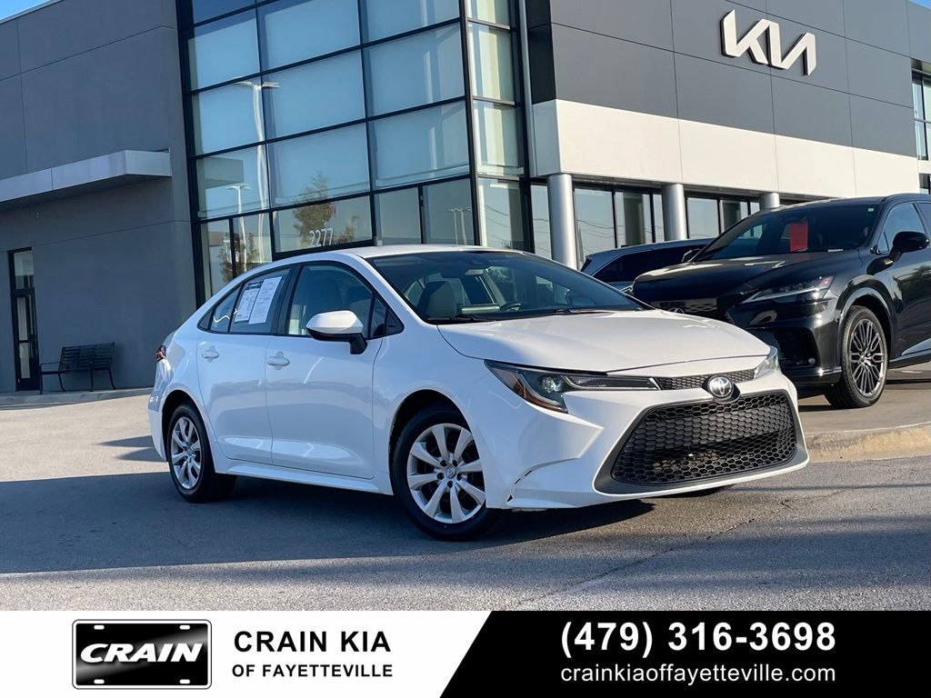 White 2022 Toyota Corolla Sedan Front-Wheel Drive Continuously Variable Transmission