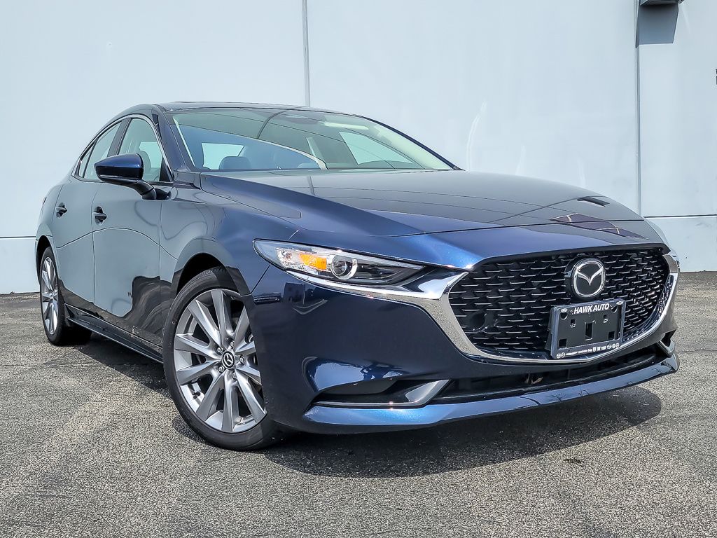 Deep Crystal Blue Mica 2024 Mazda MAZDA3 2.5 S Preferred Sedan FWD Sedan Front-Wheel Drive 6-Speed Automatic
