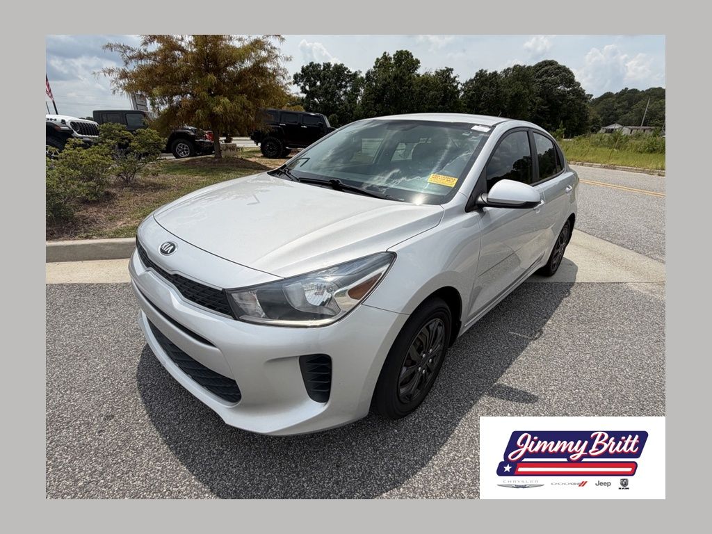 Silky Silver 2020 Kia Rio Sedan Front-Wheel Drive Continuously Variable Transmission