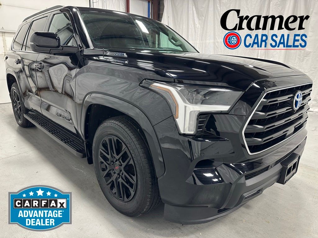 Midnight Black Metallic 2024 Toyota Sequoia SUV / Crossover Four-Wheel Drive Automatic