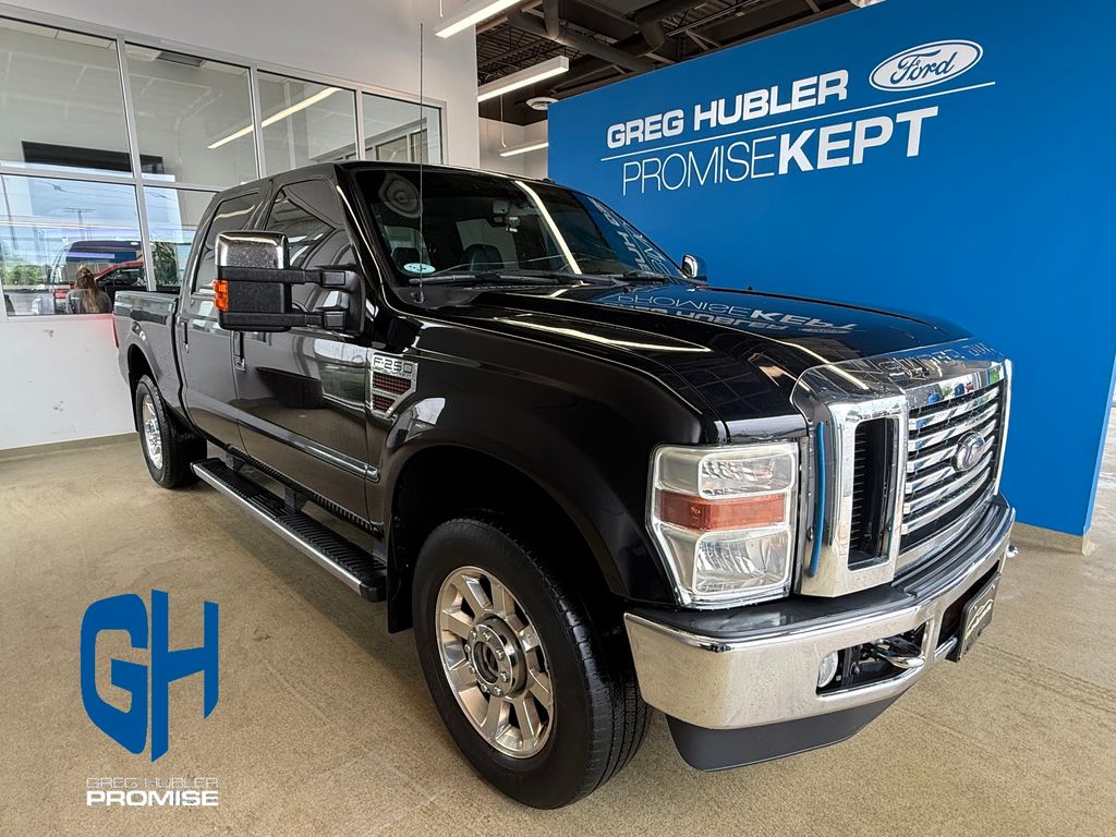 Black 2010 Ford F-250 Super Duty Pickup Truck Four-Wheel Drive 5-Speed Automatic Overdrive
