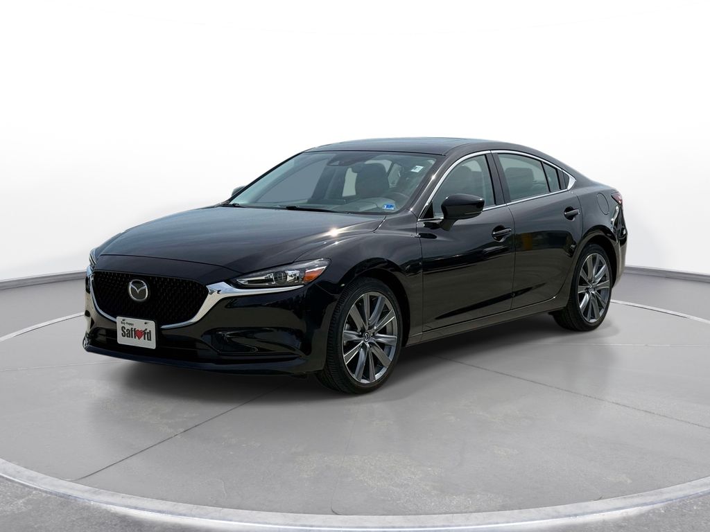 Jet Black 2021 Mazda MAZDA6 Touring FWD Sedan Front-Wheel Drive 6-Speed Automatic