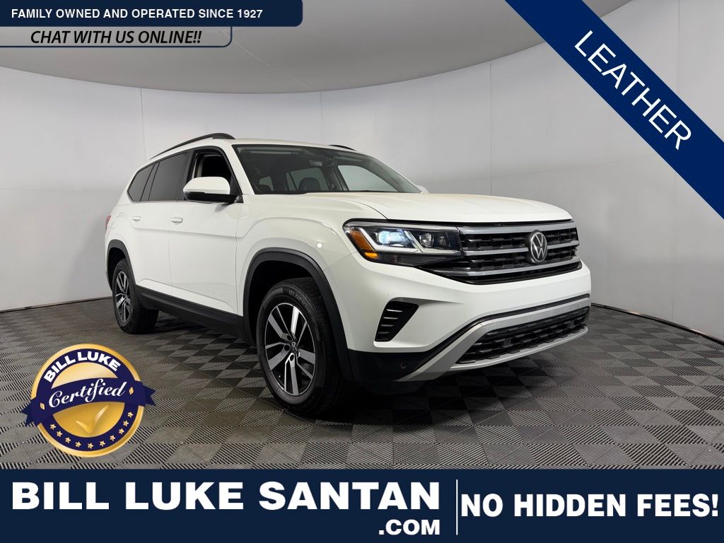 Pure White 2023 Volkswagen Atlas 2.0T SE 4Motion AWD SUV / Crossover All-Wheel Drive 8-Speed Automatic