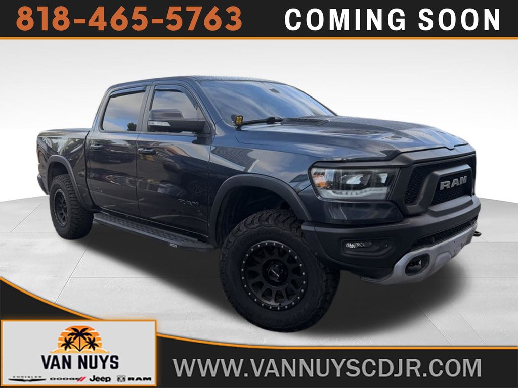 Gray (Steel Metallic) 2020 RAM 1500 Pickup Truck Four-Wheel Drive 8-Speed Automatic