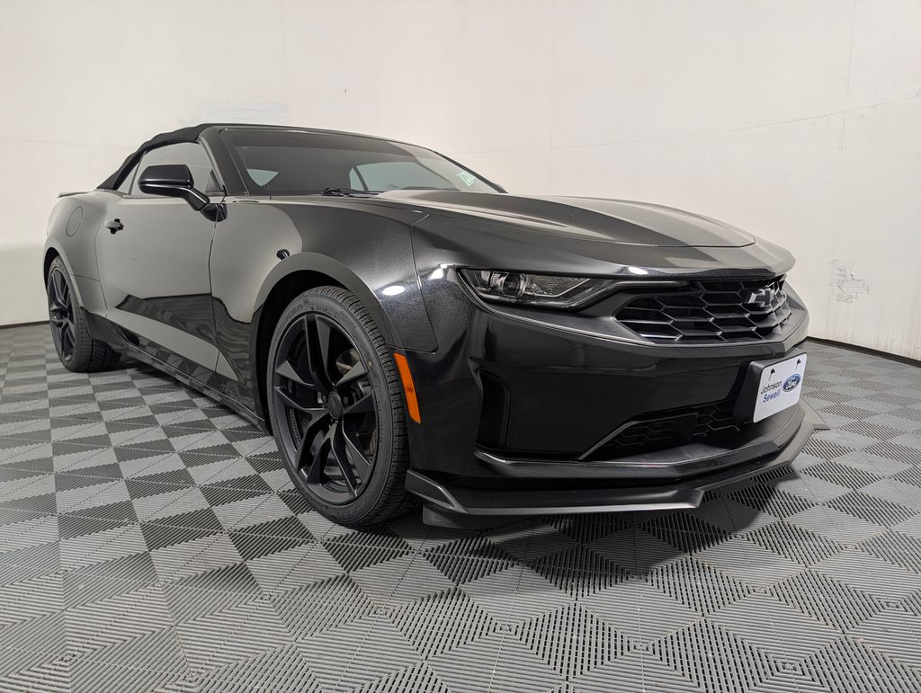 Panther Black Metallic Tintcoat 2024 Chevrolet Camaro Convertible Rear-Wheel Drive Automatic