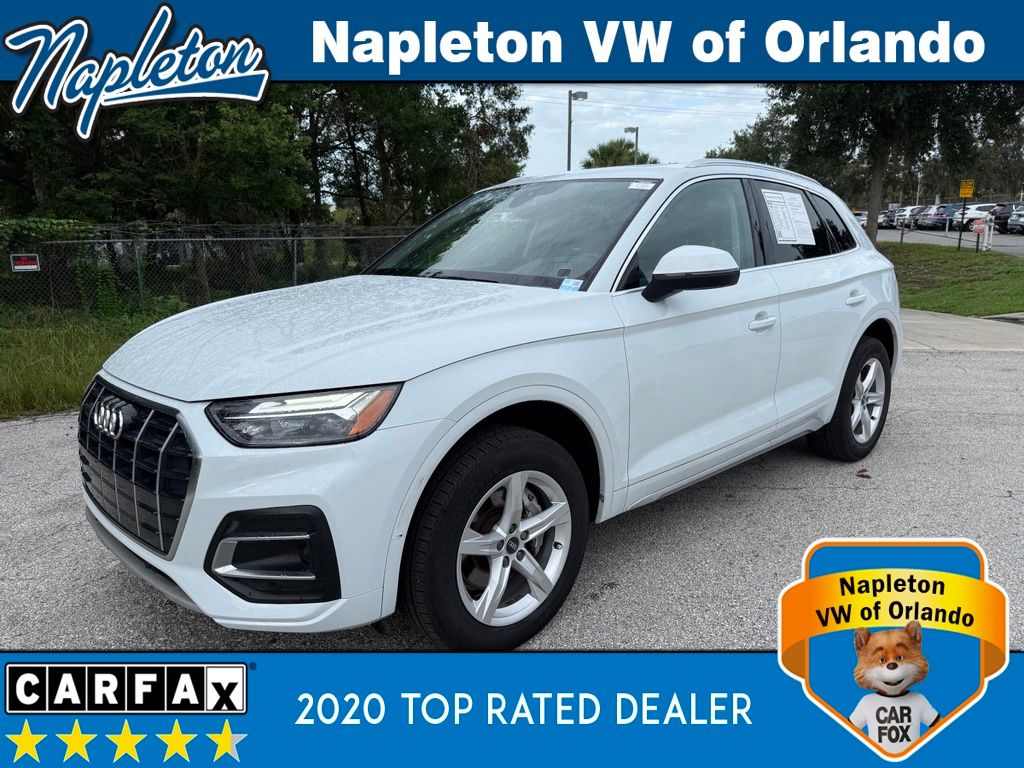 Glacier White 2023 Audi Q5 SUV / Crossover All-Wheel Drive 7-Speed Automatic
