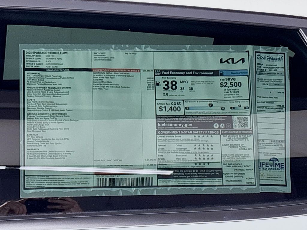 2025 Kia Sportage Hybrid LX