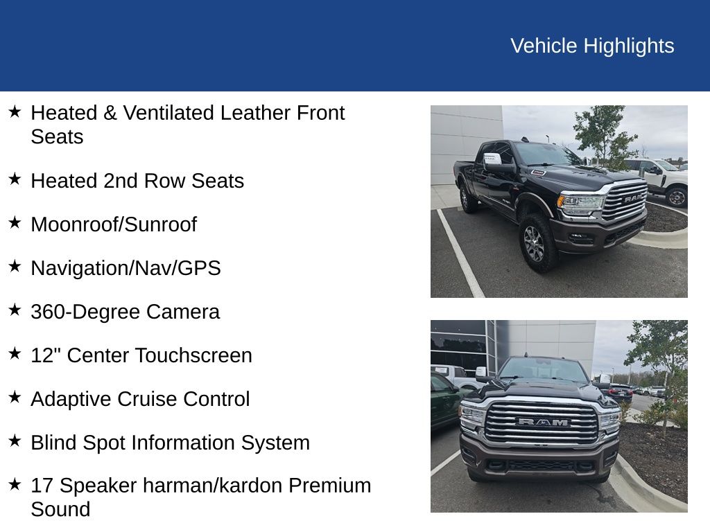 2024 Ram 2500 Limited Longhorn Crew Cab 4x4 6'4" Box