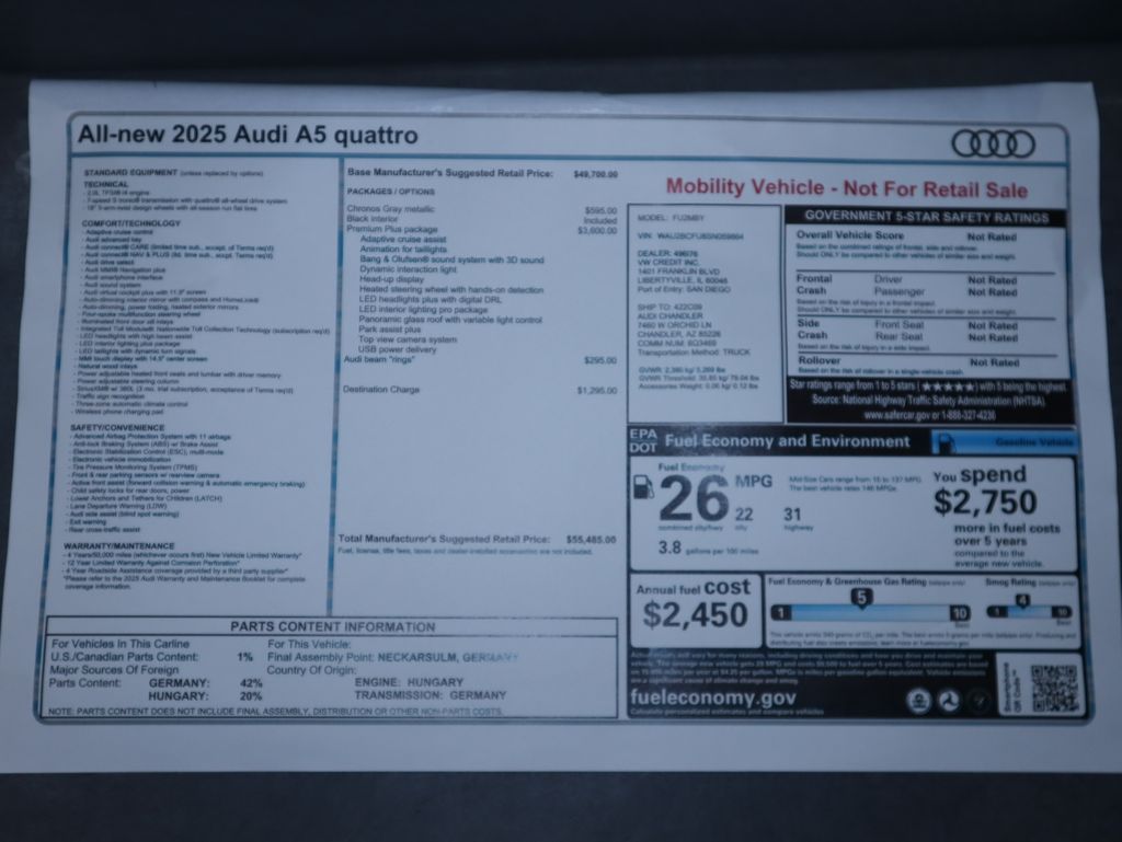 Thumbnail: 2025 Audi A5 - 10