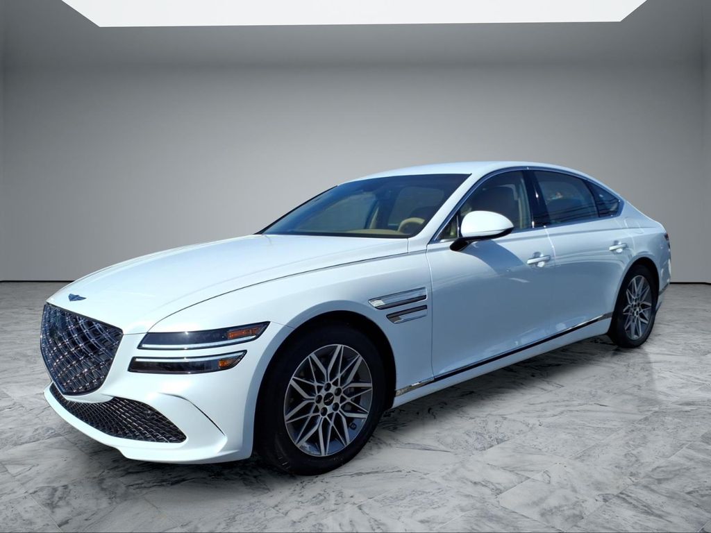 Uyuni White 2026 Genesis G80 Sedan All-Wheel Drive 8-Speed Automatic