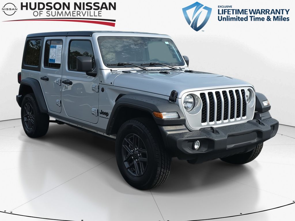 2024 Silver Zynith Clearcoat Jeep Wrangler Sport S SUV