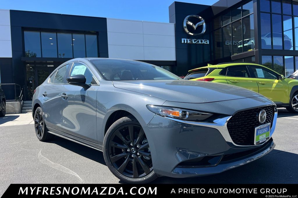 Gray Metallic 2026 Mazda MAZDA3 2.5 S Carbon Edition Sedan AWD Sedan All-Wheel Drive 6-Speed Automatic