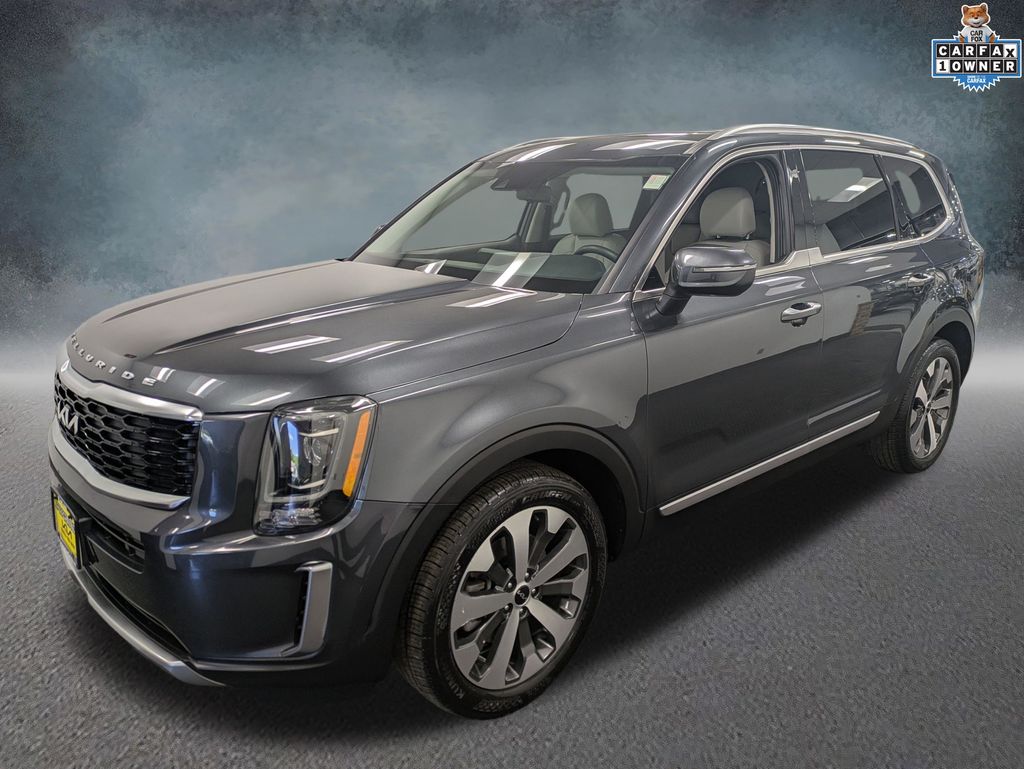 Gravity Gray 2022 Kia Telluride SUV / Crossover All-Wheel Drive 8-Speed Automatic
