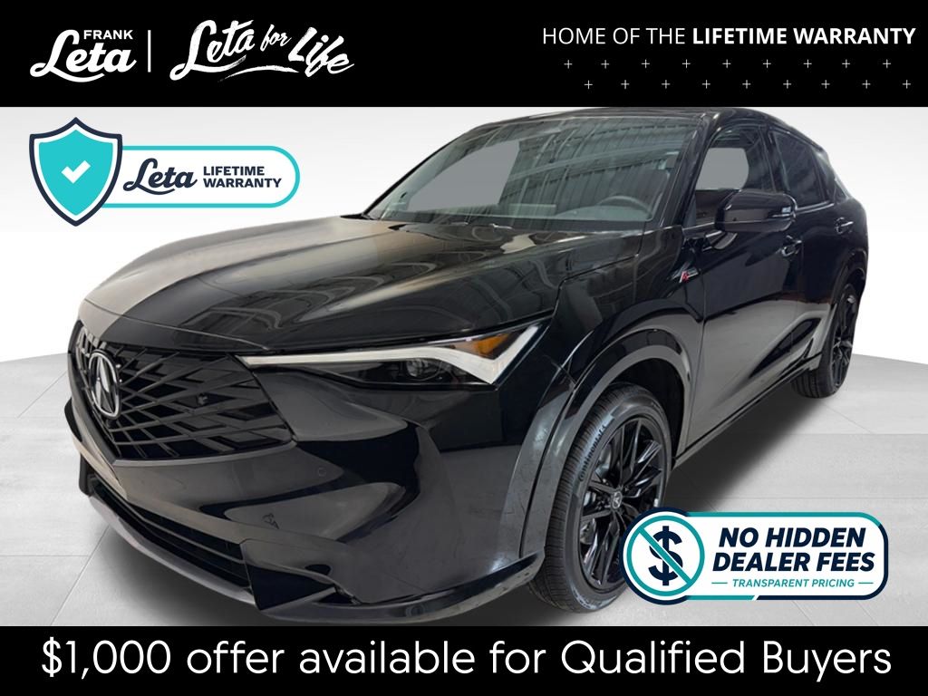 Crystal Black Pearl 2026 Acura ADX SUV / Crossover All-Wheel Drive Continuously Variable Transmission