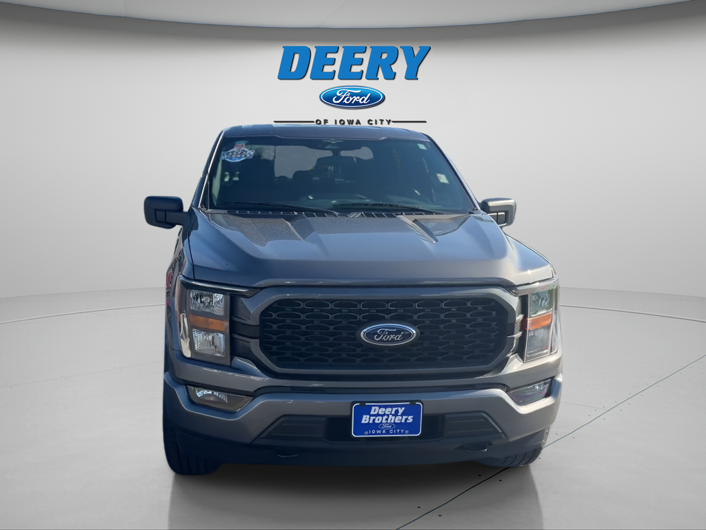 Carbonized Gray Metallic 2023 Ford F-150 XL SuperCrew 4WD Pickup Truck Four-Wheel Drive Automatic