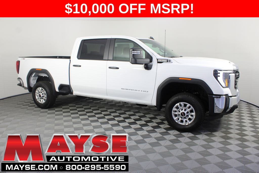 Summit White 2026 GMC Sierra 2500HD Pickup Truck Four-Wheel Drive Automatic