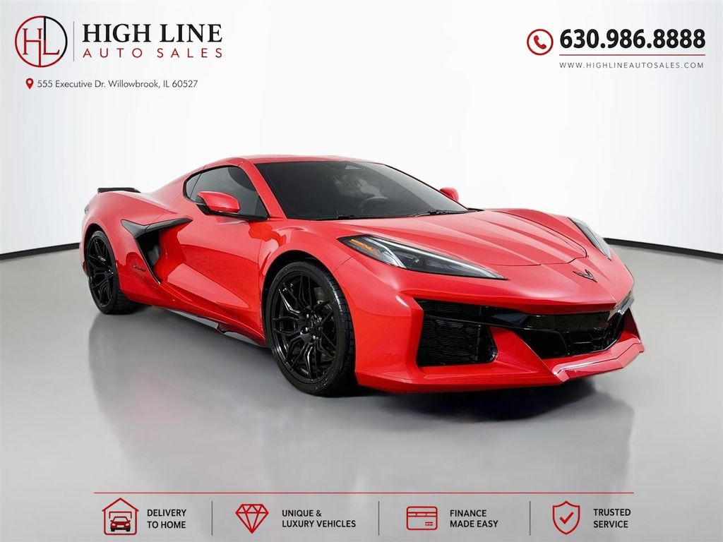 Torch Red 2024 Chevrolet Corvette Coupe Rear-Wheel Drive 8-Speed Dual Clutch